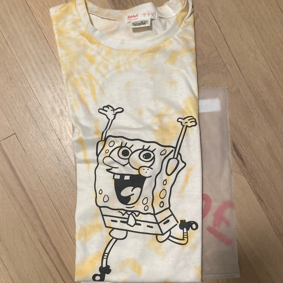 ROMWE 🧽 SpongeBob Tie Dye Tee - Picture 6 of 12